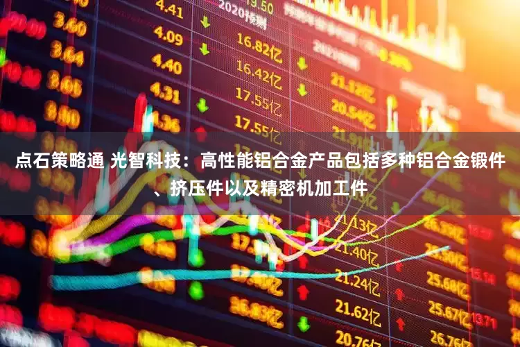 点石策略通 光智科技：高性能铝合金产品包括多种铝合金锻件、挤压件以及精密机加工件